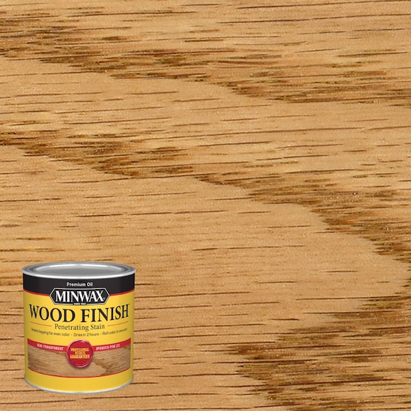 Minwax Wood Finish Semi-Transparent Ipswich Pine Oil-Based Penetrating Wood Stain 1/2 pt 222104444 - main